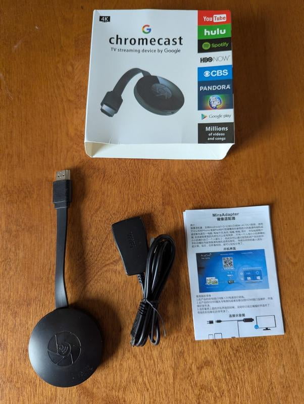 Google Chromecast 2 - AV player - 1080p - black - Walmart.ca