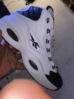Reebok Men's Question Mid Basketball Shoes, Size 11, White and