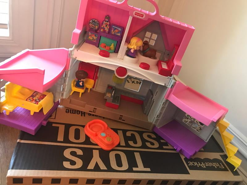 little people house pink
