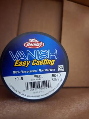 Berkley Vanish Fluorocarbon Fishing Line, Clear, 10lb, 500yd, Durable and Strong - Walmart.com Berkley Vanish Fluorocarbon Fishing Line, Clear, 10lb, 500yd, Durable and Strong - Walmart.com