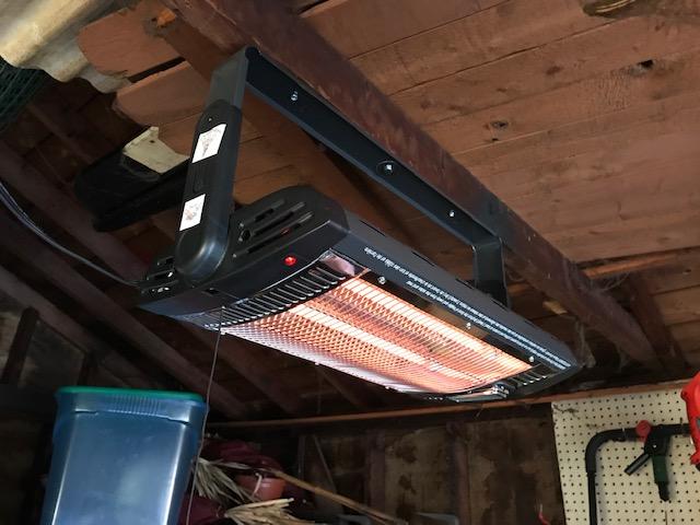 326211 1 500 Watt Ceiling Mount Quartz Heater Walmart Com