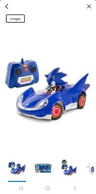 Sonic & Sega All-Stars Racing RC Vehicle Toy: 1:28 Scale