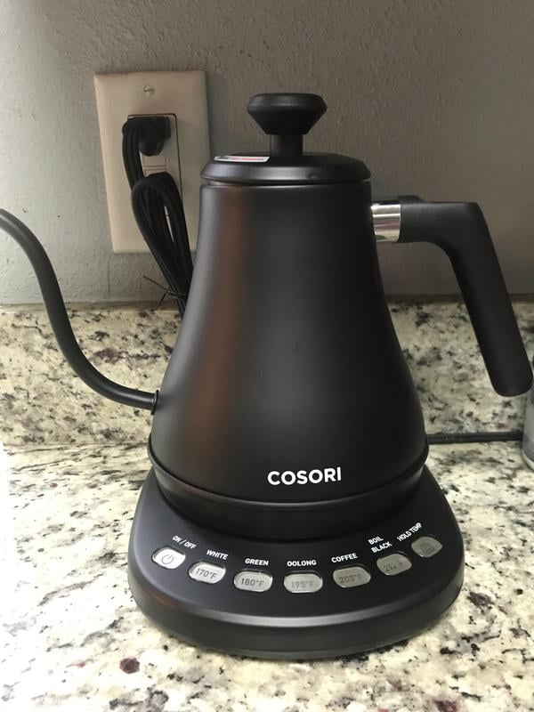 COSORI Electric Gooseneck Kettle with 5 Variable Presets, Pour over Kettle  & Cof 9684254458032