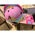 Barbie Rainbow Mohawk Kids Bike Helmet, 3D Helmet for Kids Ages 5+
