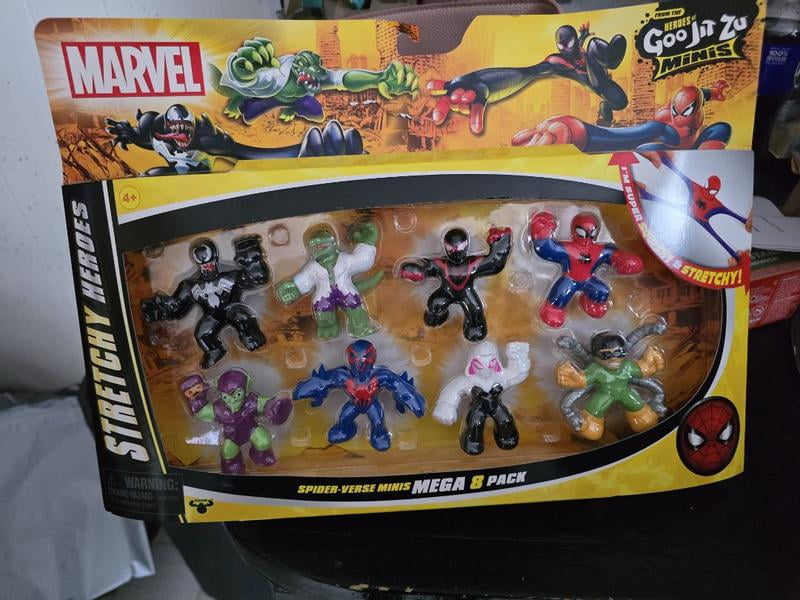 Heroes of Goo Jit Zu Marvel Spider-Verse Action Figure Minis Mega