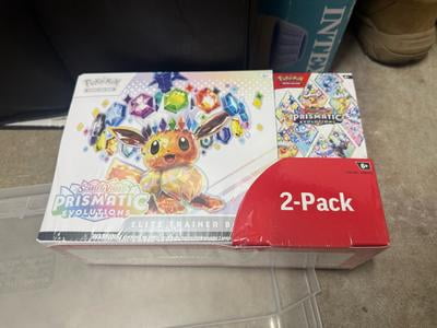 Pokemon Prismatic Evolutions Elite Trainer Box, Eevee Card, Booster Packs -  Walmart.com