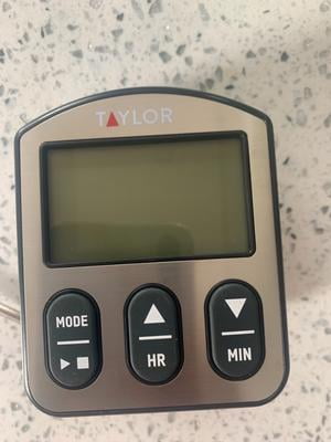 ROTATE 113592100 関税送料込 Taylor Programmable Wired Stainless Steel Probe Digital Meat