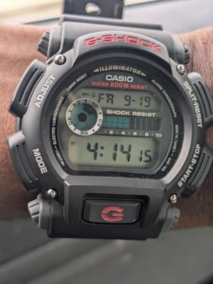 Casio G-Shock, Mens Watch, Shock Resistant, White, Auto-Calendar