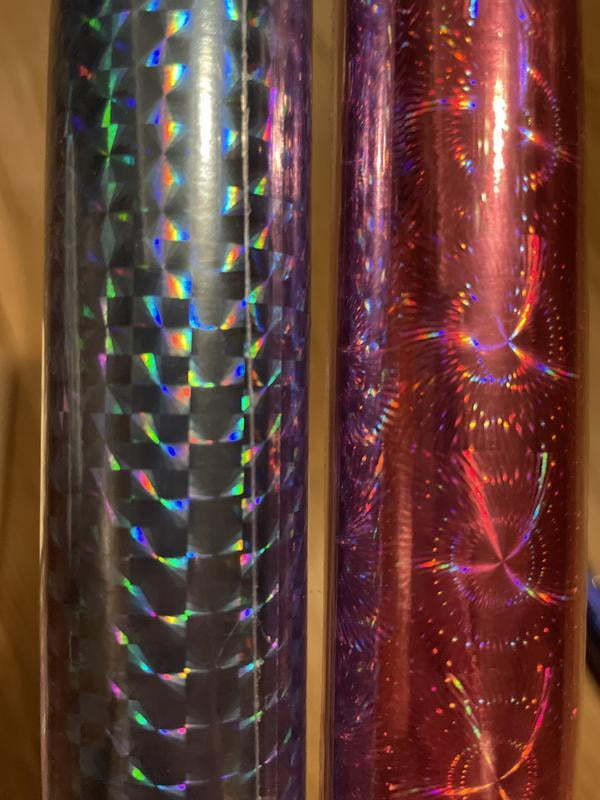 Holographic Wrapping Paper, Iridescent Foil Gift Wrap (Total 73 sq. FT, 3  Rolls) Metallic Pink & Blue Hearts - China Eco Friendly Tableware and Eco  Friendly Party Supplies price