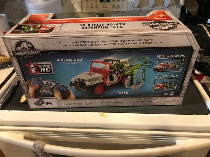 jurassic world jeep wrangler raptor attack rc vehicle