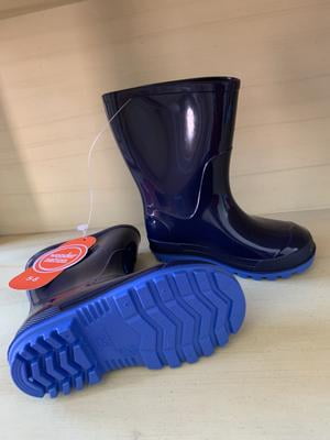 Wonder Nation Boys Rain Boots Waterproof Lightweight Rubber for