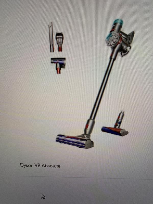 dyson V8 absolute本体 Dyson V8 Absolute Cordless Vacuum, Silver Nickel, Pet