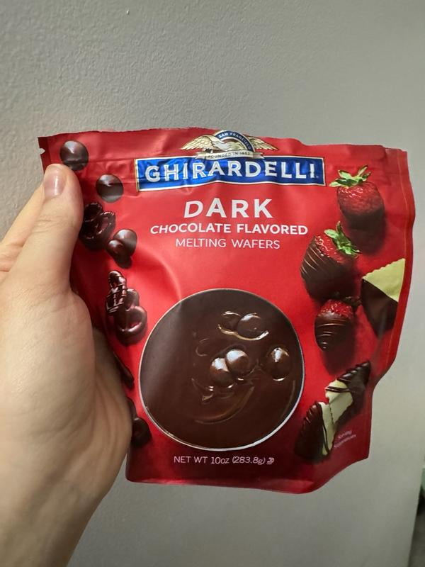 GHIRARDELLI Dark Chocolate Flavored Melting Wafers, 10 oz