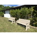 convert-a-bench plastic folding picnic table bench