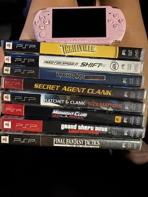 PlayStation Portable PSP 3000 Gaming Console, Blossom Pink with