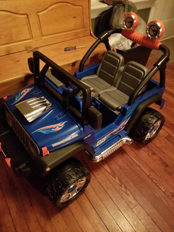 Power Wheels Hot Wheels Jeep Wrangler Battery-Powered Ride-On Toy Vehicle with Music & Sounds Power Wheels Hot Wheels Jeep Wrangler Battery-Powered Ride-On Toy Vehicle with Music & Sounds