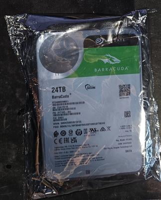 Seagate BarraCuda ST24000DM001 24TB 7200 RPM 512MB Cache SATA 6.0