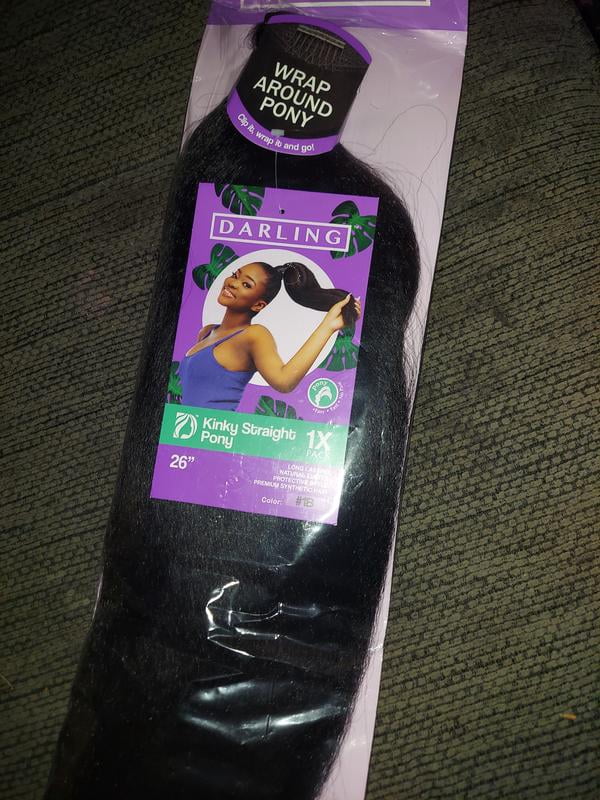 Customer reviews for Darling Kinky Straight Wrap Around Ponytail