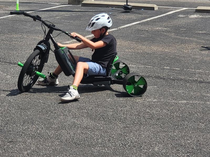 Huffy Green Machine 36-Volt Electric Drift Trike, Black, for