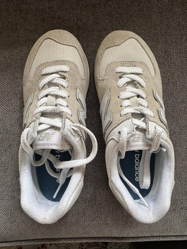 ★New Balance★ NBP7FS101I WL574EVW IVORY NBP7FS101I_39 New Balance 574 Sneaker