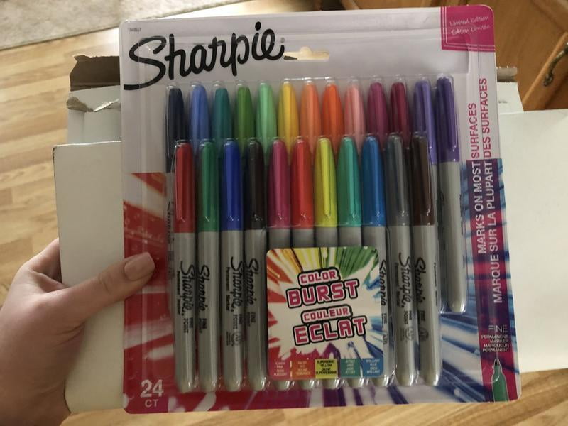 Sharpie Limited Edition Color Burst Fine Point Permanent Marker Brilliant Blue Sold IndividuallyPens and Pencils