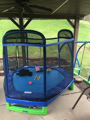 My first trampoline and swing hotsell