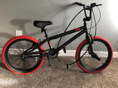 Black Bike With Red Tires 2024 favors