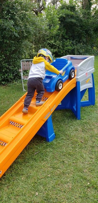 hot wheels step2 roller coaster