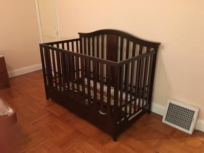 Graco Solano 4-in-1 Convertible Crib with Drawer, Choose Color