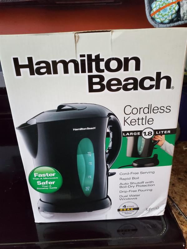 Hamilton Beach® Cordless Electric Kettle - Black, 1.8 L - Fry's Food Stores