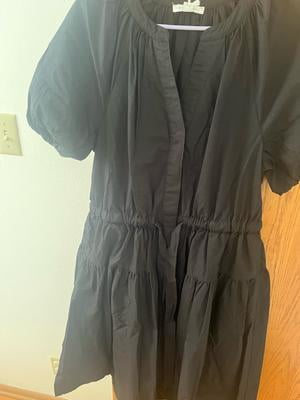 free assembly women's cotton midi dress with puff sleeves reviews Free Assembly Women's and Women's Plus Cotton Midi Dress with Puff Sleeves, Sizes XS-4X