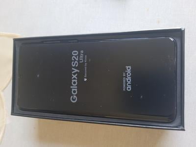 Samsung Galaxy S20 Ultra 5G, Fully Factory Unlocked, 128GB, Retail