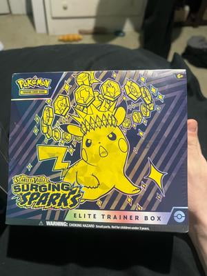 Pokemon TCG Scarlet Violet Surging Sparks Elite Trainer Box, 11 Booster  Packs, Foil Card - Walmart.com