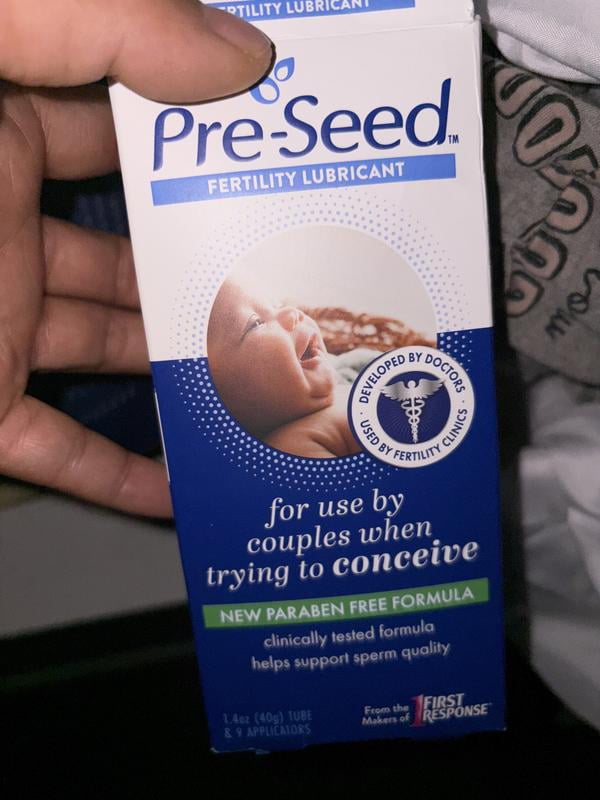 walmart pre seed lubricant Pre-Seed Vaginal Personal Lubricant, 40 Gram Tube with 9 Applicators, Pack  of 2 main image 1