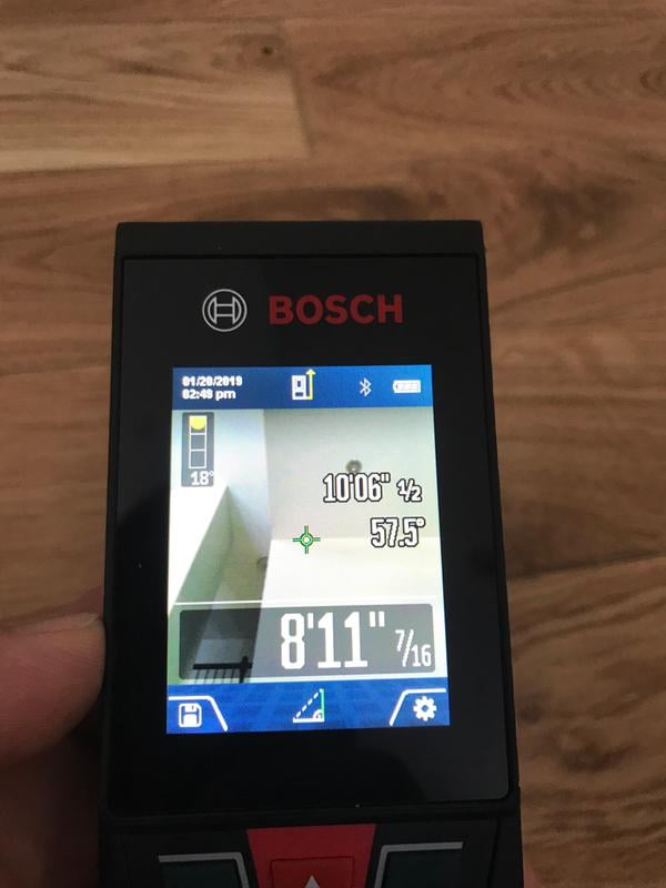 Bosch Glm 400 Cl 400 Ft Lithium Ion Laser Distance Meter With