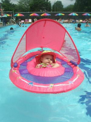 baby floaty with shade