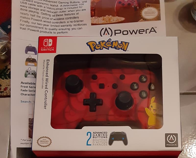 Powera Pokemon Enhanced Wired Controller For Nintendo Switch