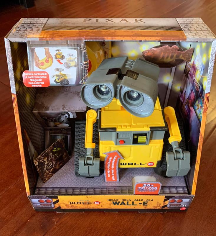 Disney Pixar Wall E Hello Wall E Rc Toy 9 5 In 24 Cm Tall 4 Year Olds Up Walmart Com Walmart Com