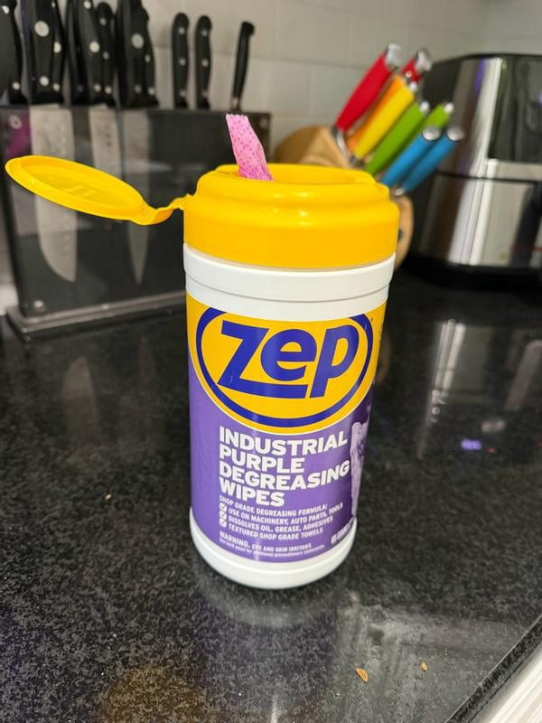 Zep Industrial Purple Degreasing Wipes - Walmart.com