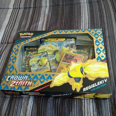 Walmart Exclusive: Pokemon Crown Zenith Legendary Regieleki V And Regidrago V Box - Random Selection - Walmart.com Walmart Exclusive: Pokemon Crown Zenith Legendary Regieleki V And Regidrago V Box - Random Selection - Walmart.com
