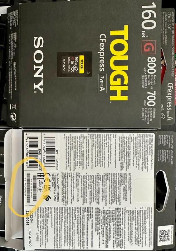 その他 CFexpress typeA sony tough 160GB Sony TOUGH Memory Card (CFexpress Type A, 160GB) | Band Pro