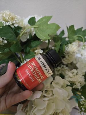 mercola liposomal glutathione Dr. Mercola Liposomal Glutathione - 350 mg per Serving - Supports Energy  Production - High Absorption - Non-GMO, Gluten-Free & Soy-Free - 60  Capsules (30 Servings)