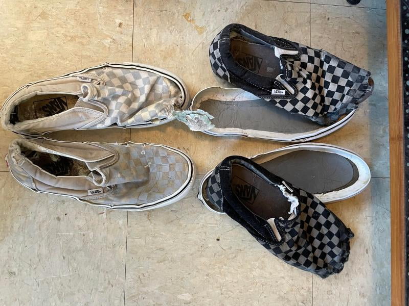 ? Vans Embossed Grey Suede Slip-On‎ Shoes Men’s 11 ?✨ b5c8ad3c03cd32712afa115a205d41  main image 2
