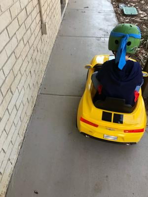 kid motorz racing camaro rs one seater in yellow 6v