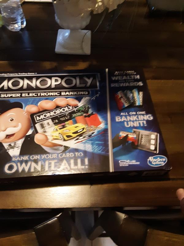 Monopoly Super Electronic Banking Board Game For Kids Ages 8 and Up 