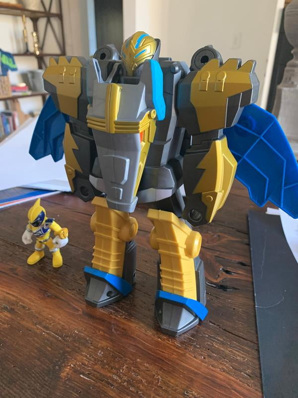 playskool heroes power rangers morphin zords gold ranger and pterazord