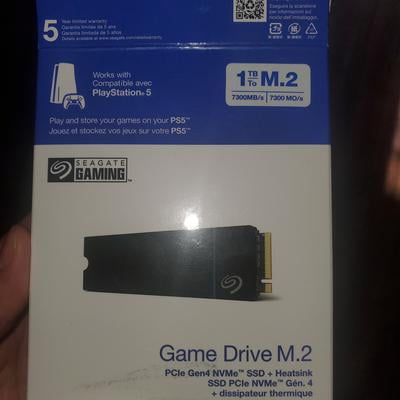 内蔵型SSD Seagate GameDrive M.2 NVMe Gen4 SSD 1TB Amazon.com: Seagate Game Drive PS5 NVMe SSD for PS5 1TB