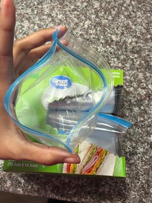 Customer reviews for Great Value Double Zipper Sandwich Bags, 300