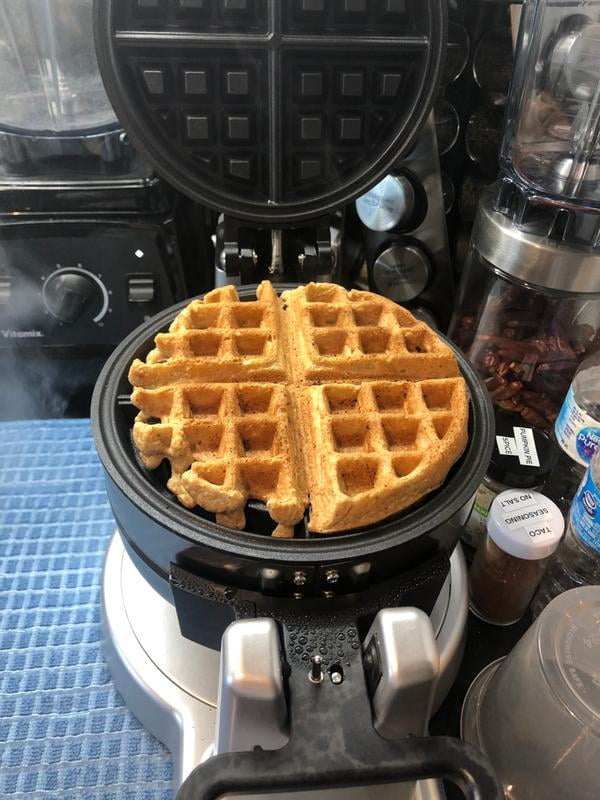 cuisinart double round belgian waffle maker