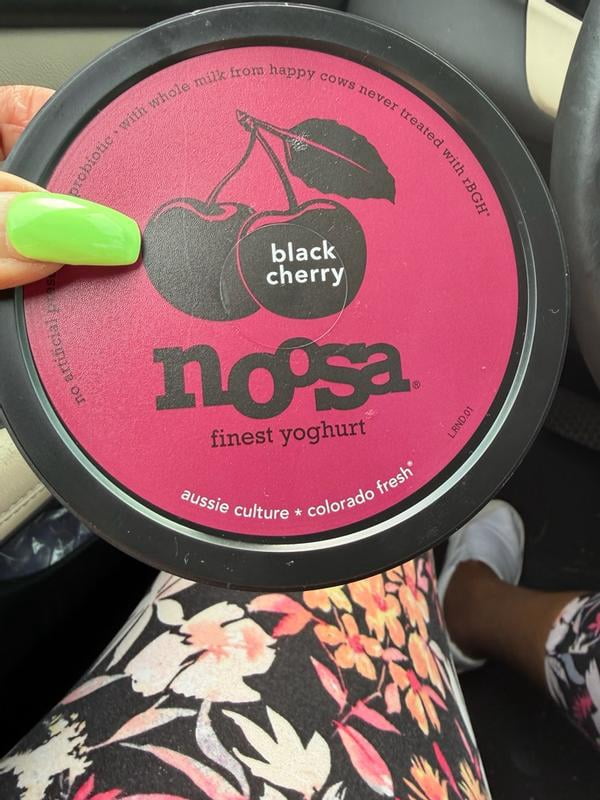 Noosa Yoghurt, Whole Milk Yogurt, Velvety Smooth & Creamy, Black